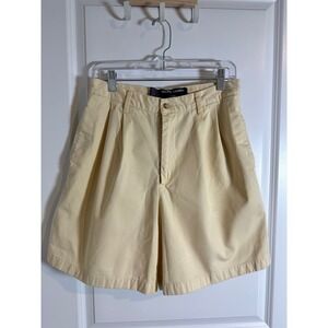 Ralph Lauren Chino‎ Shorts Women's Size 10 High Waist Pleated Golf